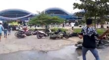 Rusuh di Bandara Sorong, Papau Barat, pada Senin kemarin. Foto: int  