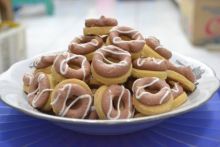 Ilustrasi donat kopi