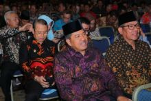 Bupati Siak Alfedri saat menghadiri Rapat Kerja Nasional (Rakernas) dan Apkasi Smart Regency Expo/lin