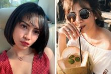 Foto Vanessa Angel makan pisang bikin netizen heboh (foto/int)