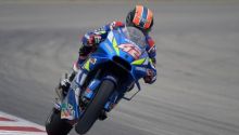 Alex Rins berhasil juara motoGP Inggris. Foto. Internet