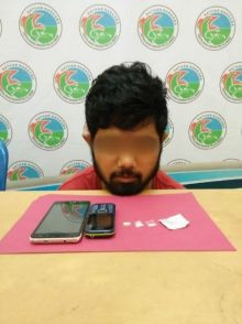 Seorang pegawai honorer Pemkab Pelalawan diamankan Satuan Narkoba Polres Pelalawan/ardi