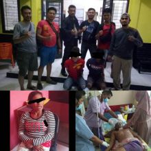 Pelaku dan istri korban diamankan polisi/lin