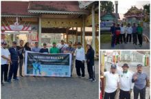 Kegiatan Fun Walk berlangsung meriah
