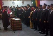 Pelantikan DPRD Kuansing/ist