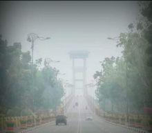 Kabut asap makin tebal i Kota Siak/lin
