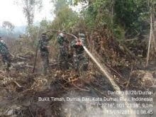 Horas Sitinjak Masih Padamkan Api Karhutla/int