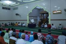 Bupati Siak H Alfedri menyampaikan sambutan/lin