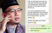 Ceramah Ustaz Hilmi Firdausi terancam batal karena dirinya dituduh HTI (foto/int)