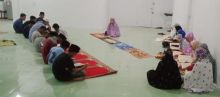 Kegiatan mengaji di Panti Asuhan Muhammadiyah Tembilahan/rgo