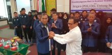 Suasana pengukuhan Penggiat dan Relawan Anti Narkoba UIR