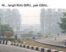 Unggahan Dekan Fisip Unri di media sosial