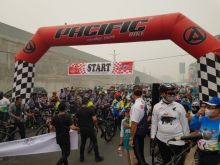 Kabut Asap Semakin Tebal, Dispora Persingkat Rute Gowes Nusantara Etape Pekanbaru Smartcity II 2019 
