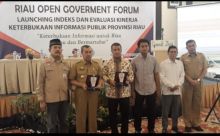 Kabupaten Indragiri Hulu (Inhu) meraih penghargaan kabupaten dengan indeks tertinggi tentang Keterbukaan Informasi Publik (KIP) tahun 2019 (foto/istimewa) 