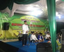 Bupati Kuantan Singingi Drs H Mursini, M.Si menghadiri Peringatan 1 Muharram 1441 H, dan hari jadi Desa Suka Maju (foto/zar)