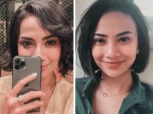 Vanessa Angel membagikan foto dirinya memiliki ponsel baru yakni Iphone11 max pro (foto/int)