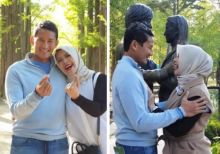Sandiaga Uno bersama Nurasia sedang berada di Korea Selatan (foto/int)