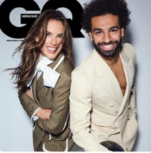 Salah dan model Brasil Alessandro Ambrosio, Foto: int 