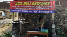Foto lapak jual beli ketombe yang viral di media sosial. Foto: int 