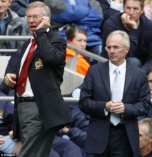 Alex Ferguson dan Sven-Goran Eriksson. 