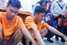 Tersangka kurir narkoba jaringan lapas dirimgkus Tim Opsnal Polsek Sukajadi