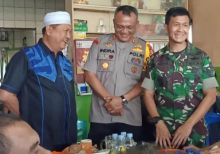 Pemkab Inhil dalam hal ini diwakili oleh Wakil Bupati (Wabup) Inhil H Samsudin Uti melaksanakan silaturahim dalam acara Coffee Morning dengan Kapolres AKBP Indra Duaman Siahaan SIK dan Dandim 0314 Kolonel Inf Imir Faishal (foto/rgo) 