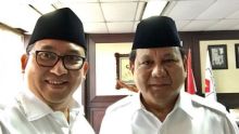 Waketum Gerindra, Fadli Zon saat foto bareng Ketum Gerindra Prabowo Subianto