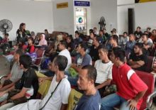 Sejumlah TKI Sampai Di Pelabuhan Pelindo I Dumai (foto/bie)