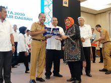 Kementerian Pekerjaan Umum dan Perumahan Rakyat (KemenPUPR) RI menetapkan Siak sebagai Pemerintah Daerah dengan Kinerja Terbaik Pelaksana Dana Alokasi Khusus (DAK) Bidang Irigasi Tahun 2019 (foto/lin)