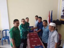 Balonbup (Incumbent) Drs Mursini, MSi datang mendaftarkan diri ke Nasdem Kuansing (foto/zar)