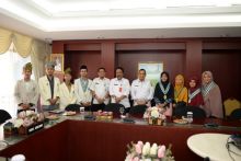 Pnegurus PII Provinsi Riau menemui Wakil Gubernur Riau Edy Natar Nasution (foto/istimewa)