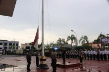Kepolisian Resor (Polres) Dumai memperingati Hari Sumpah Pemuda ke-91 Tahun 2019 (foto/bie)