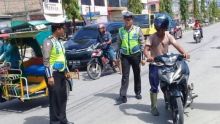Sebanyak 775 pengendara baik kendaraan roda dua maupun empat terkena bukti pelanggaran atau tilang selama 7 hari Operasi Zebra Muara Takus 2019 Polres Dumai (foto/ist)