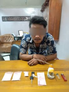 Jajaran Kepolisian sektor (Polsek) Mandau, Kabupaten Bengkalis berhasil meringkus satu orang pelaku tindak pidana Narkotika jenis sabu-sabu (foto/int)