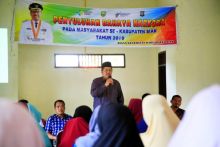 Bupati Siak Alfedri memberikan penyuluhan terkait bahaya penyalahgunaan dan peredaran gelap narkoba (foto/Lin)