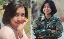 Personil TNI AU yang cantik dan mempesona (foto/int)