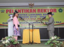 Dr Junaidi Resmi Dilantik Jadi Rektor Unilak oleh Ketua Yayasan Pendidikan Raja Ali Haji, Prof.Dr.Ir.Irwan Effendi.Msc
