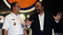 Gubernur DKI Jakarta, Anies Baswedan dan Ketum Partai Nasdem, Surya Paloh