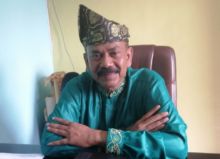 Jalan ambles di Buton Siak menganggu akses ke Kepulauan Meranti (foto/int)