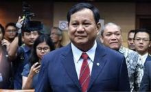 Menteri Pertahanan Prabowo Subianto 