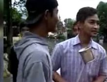 Salah satu adegan dalam video parodi RMN