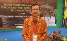 Kepala Dinas (Kadis) Perdagangan dan Perindustrian (Disdagperin) Bengkalis Indra Gunawan (foto/Hari) 