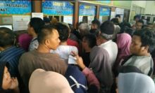 Pengurusan Suket KTP membludak di Pekanbaru gara-gara pembukaan CPNS 2019 (foto/riki)