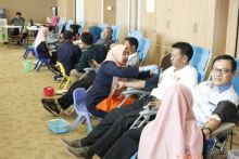 Donor darah Eka Hospital Pekanbaru. (Foto: istimewa)