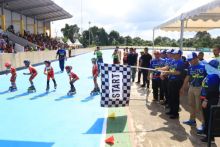 Sebanyak 383 Atlet ramaikan Kejurnas sepatu roda Piala Bupati Siak (foto/Lin)