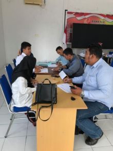 Untuk mengawasi dalam penyelenggaraan Pemilihan Kepala Daerah (Pilkada) 2020 mendatang Badan Pengawas Pemilu (Bawaslu) Kabupaten Bengkalis saat mulai membuka pendaftaran Panwascam (foto/Hari)