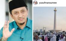Ustaz Yusuf Mansur tanggapi Reuni 212 yang berlangsung Reuni 212 (foto/int)
