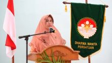 Dewan Penasehat Dharma Wanita Persatuan Kabupaten Indragiri Hilir (Inhil) , Hj Zulaikhah Wardan (foto/rgo)