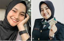 Bripda Tasya polwan cantik bertugas di Polres Magelang, Jateng (foto/int)