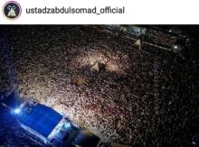 Ustadz Abdul Somad (UAS) ceramah di Pangkalan Bun, Kalimantan Tengah (foto/int)